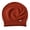 Brick, variant on Winter Warm Wool Solid Color Knitted Skull Cap Hat Unisex Knit Slouchy Beanie Hat Black