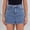 Light Blue, variant on Womens Denim Skirt Casual Mini Jean Skirt Stretch Low Waist Jean Skirt for Women Zip Fly Denim Mini Skirts Light Blue XL(XL)