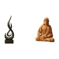 thumbnail image 1 of Escultura Moderna De Resina Con Forma De Llama, Figura Abstracta Del Sagrado Corazón De Jesús, Recuerdo De Fuego Para La Decoración De La Sala De Estar, La Oficina, El Dormitorio O Un Armario., 1 of 8