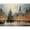 SKU-15, variant on Winter City Snow View Snowman Christmas Tree Santa Claus Christmas poster Canvas Paintings Wall Art Pictures Home Decor50 x 70 cm (without frame)