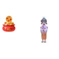 thumbnail image 1 of Adorno de cuenca del tesoro para festival y kimono japonés, figurita de resina de muñeca geisha para dormitorio, inauguración de la casa, cumpleaños,, 1 of 8
