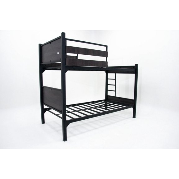 Litera Individual Sendaia Humo/Negro Kessa Muebles