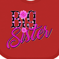 thumbnail image 4 of Inktastic Big Sister with Polka Dots Girls Baby Bib, 4 of 4
