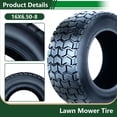 thumbnail image 5 of Hi-Run SU12 16X6.50-8 4 Ply Tubeless Lawn and Garden Tire, 5 of 7