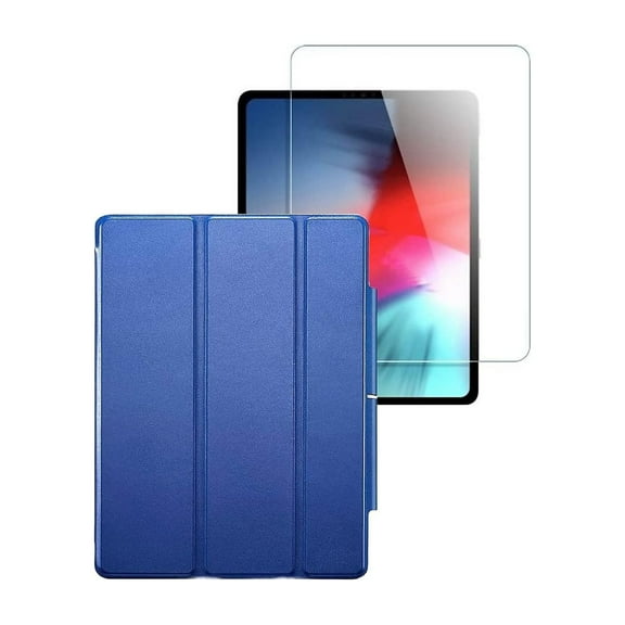 SaharaCase Apple iPad Pro 12.9" (4th 5th 6th 2020-2022) Protection Bundle Folio Case with Tempered
