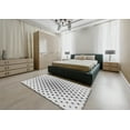 thumbnail image 4 of Ahgly Tapis d'Intérieur Carré à Motifs Blanc Cassé, 10 Pieds Carré, 4 of 6