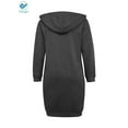 thumbnail image 7 of Deago Women's Casual Zip up Hoodies Long Tunic Sweatshirts Jackets Fashion Plus Size Hoodie with Pockets (Gray, 3XL), 7 of 7