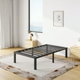 thumbnail image 1 of COMASACH 18 inch Twin Bed Frame, Easy Assembly, Heavy Duty Metal Platform, Noise Free, Black, 1 of 6