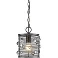 thumbnail image 1 of Golden Lighting 1998-M1L EBB Bronze Mini Pendant Ceiling Light, 1 of 1