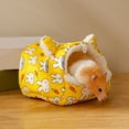 Cozy Hamster House Small Animal Pet Sleeping Bed Cartoon Rabbit Carrot