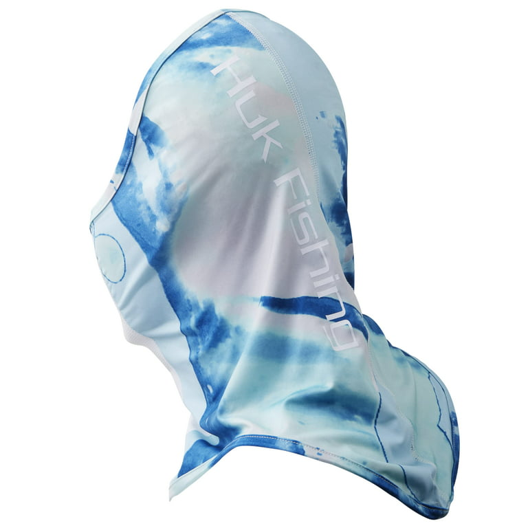 Huk Tie Dye Fishing UV Face Protection Mask Gaiter, One Size (Tie Dye -  Seafoam, 1)
