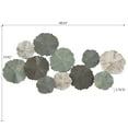 thumbnail image 5 of LuxenHome Multi-Color Metal Flowers Modern Wall Decoration for Bedroom, Living Room, Dining Room, 5 of 8