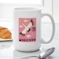 thumbnail image 6 of CafePress - Vintage 1960 Korea Sandhill Crane Postage Stamp Mu - 15 oz Ceramic Large White Novelty Mug, 6 of 6
