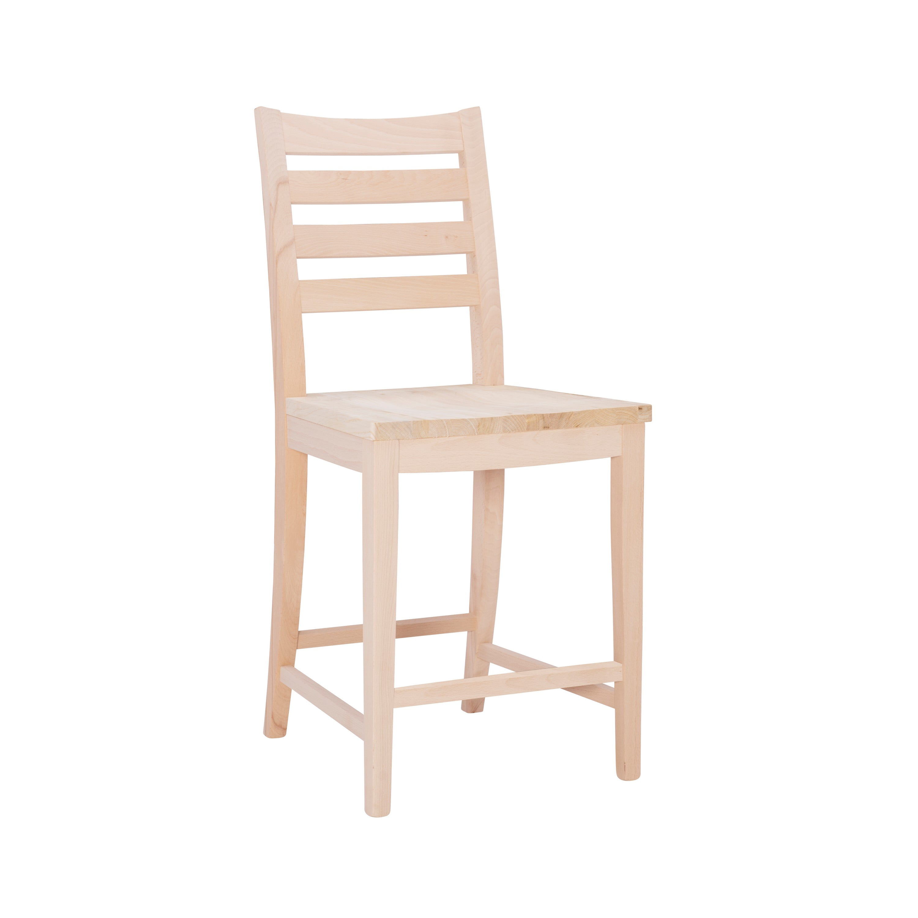Linon Holdrege Counter Stools, 22.5" Seat Height, Set of 2, Unfinished