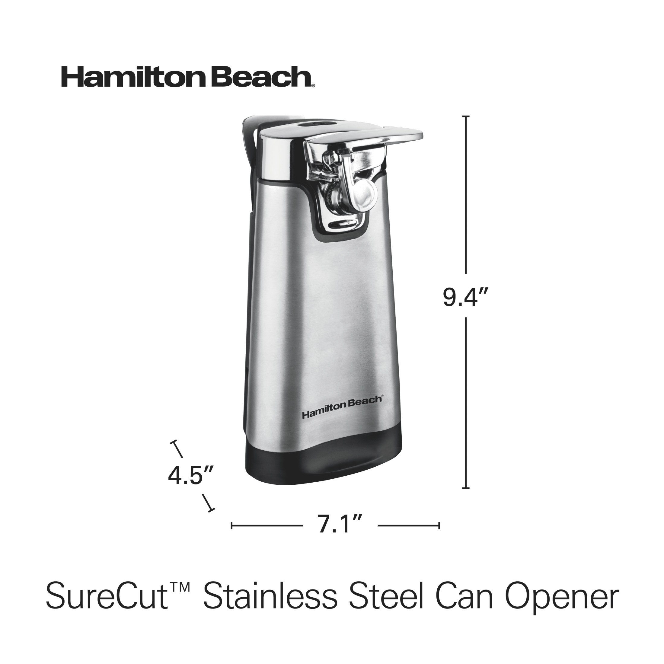 Hamilton Beach SureCut Electric Can Opener, Stainless Steel photo 8
