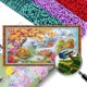 thumbnail image 1 of Kit Punto Cruz Paisaje Impreso Con Cuentas Bordado Arte para El 119x59cm, 1 of 9