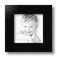 thumbnail image 2 of ArtToFrames 6" x 6" Satin Black Step Lip Picture Frame, 6x6 inch Black Wood Poster Frame (WOM-1452), 2 of 7