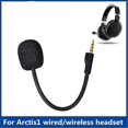 thumbnail image 2 of Micrófono de juego de repuesto, brazo de micrófono desmontable para ~ steelseries Arctis 1 1,0, auriculares inalámbricos con cable, cabezales para juegos-t, 2 of 5