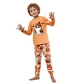 thumbnail image 3 of Cute Beanie Ghost Family Pajamas Matching Outfits, Halloween Pumpkin Graphic Sleepwear Loungewear Sets for Men Women Couples Teens, 3 of 5