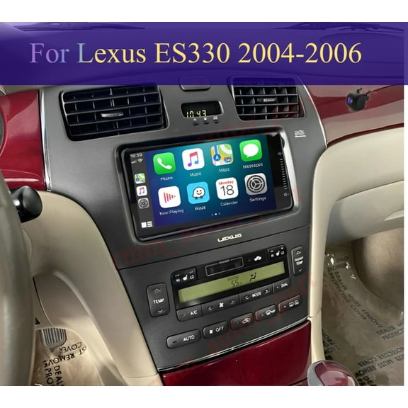Molaner Car Stereo Double Din Car Radio for Lexus ES330 2004-2006 7" Android 15 Fit for Wireless Carplay & Android Auto Built in DSP, Bluetooth, MirrorLink, SWC, FM/AM, WiFi, 2 32G