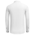 thumbnail image 5 of COOFANDY Men's Casual Button Down Shirt Long Sleeve Stretchy Business Shirts for Men Summer Beach Yoga T Shirts, 5 of 7