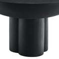 thumbnail image 5 of Caspian Round Concrete Coffee Table in Black, 5 of 10