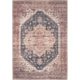thumbnail image 7 of GLN Rugs Mylasa - Indoor, Machine Washable Area Rug 2'x3' Black/Terra Home Carpet, 7 of 7