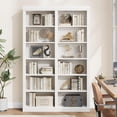 thumbnail image 6 of Memoryfield 74.5" Tall Bookshelf, Extra Large Bookshelf, 6-Tier Double Wide Bookshelves w/ 12 Cubbies, Wide Freestanding Bookcases for Living Room Office Library, White, 6 of 7