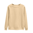 thumbnail image 3 of Sweatshirts for Women Casual Oversized Pullover Round Neck Sweatshirts Long Sleeve Turtleneck Tunic Tops Fall Winter Outfits Clothes, 3 of 6