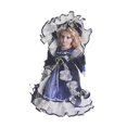thumbnail image 2 of colcolo Porcelain Doll Collectible Beautiful Modern 11.81inch for Home Gift Ornament Blue, 2 of 8