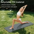 thumbnail image 6 of Lamei Foldable Yoga Mat, Extra Thick 1/2 inch Exercise Mat for Home Workout, Non-Slip Pilates Mats, Easy Storage, Quick Fold, No Curl(Grey), 6 of 7