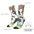 thumbnail image 4 of Masiiu Bluey Pattern Adult Crew Socks, Breathable Color-Block Mid-Calf Socks, Comfortable for Daily Wear and Sports, 4 of 6