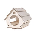 thumbnail image 4 of Miulika DIY Wood Birdhouse Hand on Ornament Crafts Bird Nest for Yard Backyard Garden 19.9x30.4x17.8cm, 4 of 9