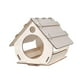 thumbnail image 4 of Casa de pájaros de madera sin terminar, bricolaje, adorno sin ensamblar, artesanía, suministros para mascotas para exteriores 15x16x127cm, 4 of 9