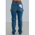 thumbnail image 3 of Tracey Hidden Cargo Jeans - Dark Wash, 3 of 5