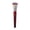 Red, variant on Pozyie BK BEAUTY 115 MEDIUM CONTOURED FOUNDATION BRUSH – Contoured Foundation Brush for Liquid Makeup - Foundation Makeup Brushes - Face Brush For Liquid Or Cream Foundation