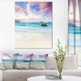 thumbnail image 1 of Coucher de Soleil sur Mer Bleue - Art de Paysage Marin Extra Large, 1 of 3