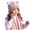 Pink, variant on Wxirdrow Baby Beanie Hats Kids Cute Cat Knit Earflap Hat Fuzzy Fleece Lined Winter Warm Cartoon Protective Cold Weather Cap For Boys Girls Black,2-8 Years