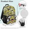thumbnail image 7 of HUIACONG Dinosaur Print Large Capacity Lightweight Water-Resistant School Backpack for Students Ages 6-18, Durable Bookbag for Elementary Middle High School Boys Girls Back to School Gift, 7 of 7