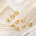 thumbnail image 5 of GOSFRY Letter Necklace for Women 14K Gold Plated Balloon Initial A-Z Pendant Necklace Trendy Dainty Satellite Bead Chain Necklace Personalized Custom Jewelry Gifts, 5 of 7