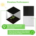 thumbnail image 4 of iPower LGFILMPEBW10 Black and White Panda Film 10 x 10 ft Hydroponics Poly Film Highly Reflective, Waterproof Plastic Sheeting for Grow Tent Greenhouse, 4 of 6