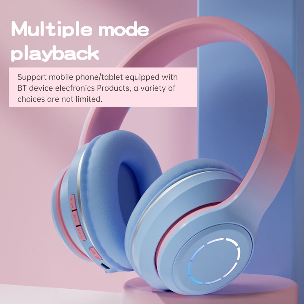 Docooler Kids Wireless Bluetooth Headphone Fashion Cute Headset for Girls Boys thumbnail 6