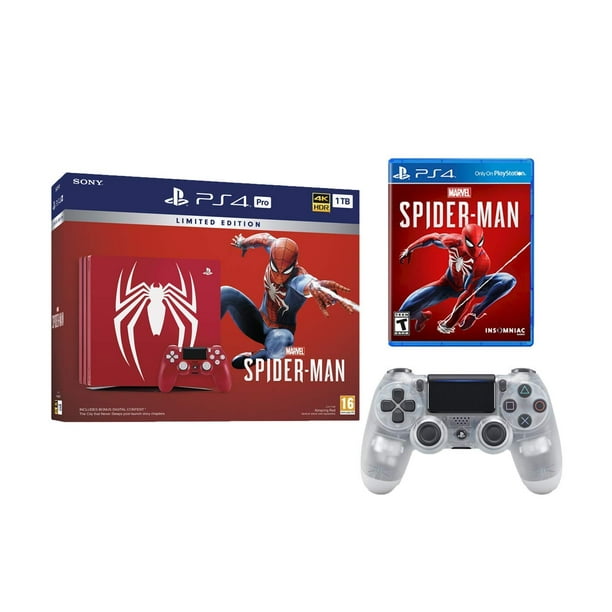 Playstation 4 Pro Marvel's Spider-Man Limited Edition Amazing Red