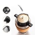 thumbnail image 3 of Yuarrent Filtro de café, goteador con mango reutilizable plegable para interior y exterior, oficina, mochilero, Picnic, goteo con cepillo de Juegos de servir café y té, 3 of 6