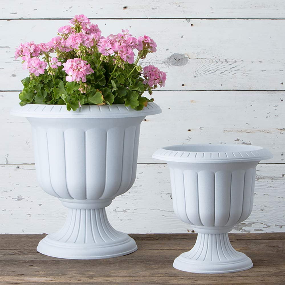 Root & Vessel Classic Urn Planter, Stone, 14"