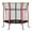 Red, variant on Soozier 63" Kids Trampoline with Enclosure Net for Indoor, Pink
