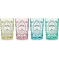 thumbnail image 1 of Xianyou-gobelets en Acrylique Embossés - Verres à Boire Colorés - Multicolores 16oz Ensemble de 4, 1 of 4