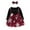 ZS-Wine, variant on Generic Toddler Kid Child Baby Girls Christmas Long Sleeve Print Princess Dress Suspender Skirt with Headbands Outfits Set 2PCS Clothes Set ﻿(3-6 Months,2-White)