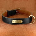 thumbnail image 5 of Beirui Soft Genuine Leather Dog Collar Custom Nameplate Adjustable Free Engraved XS-XL Yorkshire Doberman, 5 of 12