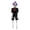 C, variant on Halloween Body Realistic Human Skeleton Decoration,Full Body Human Skeleton with Movable Joints for Halloween Haunted House Graveyard Party Scary Decor